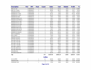 Backroom Online Reports Item Sales Page 06 