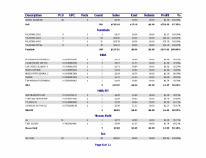 Backroom Online Reports Item Sales Page 08 